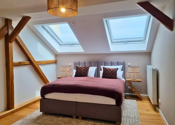 Maremar - Aussicht Ueber Gera - 2 Schlafzimmer - Luxus Boxspringbett - Kueche - Arbeitsplaetze - Highspeed Wlan