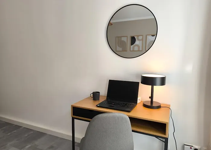 Maremar - Apartments Am Ferberturm - Luxus Boxspringbett - Kueche - Arbeitsplatz - Wlan