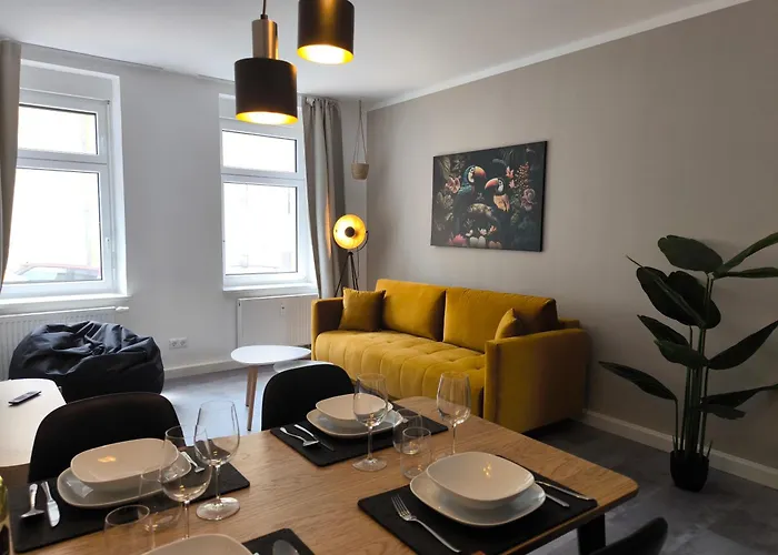 Maremar - Apartments Am Ferberturm - Luxus Boxspringbett - Kueche - Arbeitsplatz - Wlan